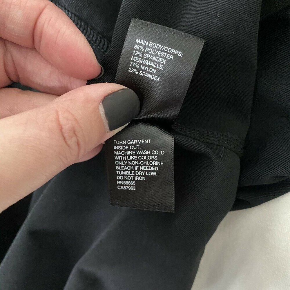Zella XL Jacket Full Zip Black Mesh Panels Workout - Picture 3 of 11